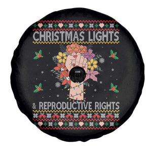 Funny Feminist Lights And Reproductive Rights Spare Tire Cover Ugly Christmas Gift TS12 Print Your Wear