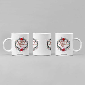 Holiday Lights And Reproductive Rights Coffee Mug Funny Feminist Christmas Gift TS12 Print Your Wear