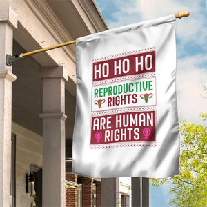 Funny Christmas Feminist Gift Garden Flag Reproductive Rights Are Human Rights TS12 Print Your Wear