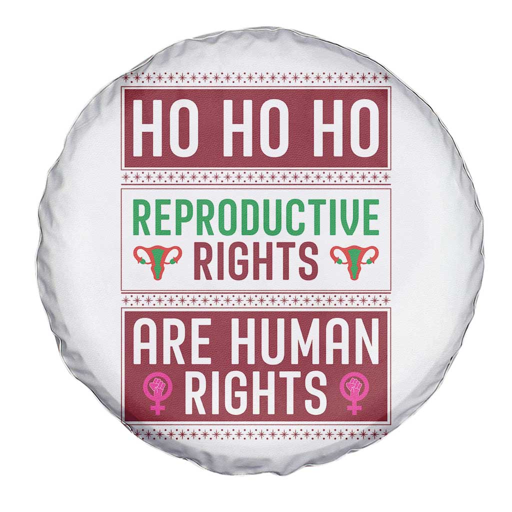 Funny Christmas Feminist Gift Spare Tire Cover Reproductive Rights Are Human Rights TS12 Print Your Wear