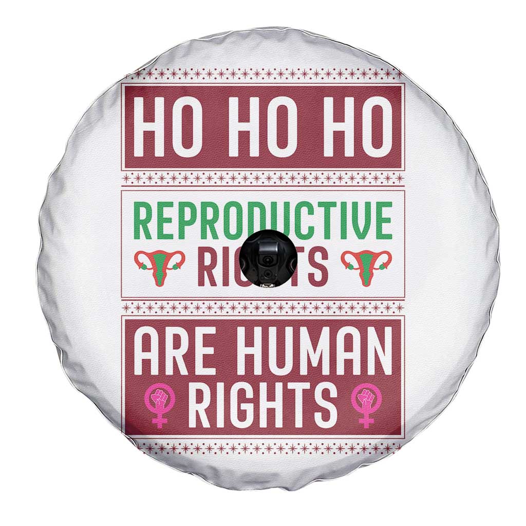 Funny Christmas Feminist Gift Spare Tire Cover Reproductive Rights Are Human Rights TS12 Print Your Wear