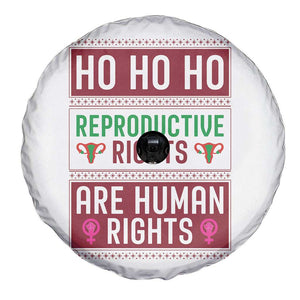 Funny Christmas Feminist Gift Spare Tire Cover Reproductive Rights Are Human Rights TS12 Print Your Wear