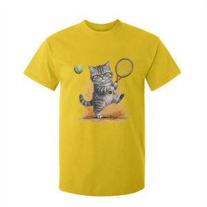 Funny Grumpy Cat Tennis Player T Shirt For Kid Gift For Tennis Fans TS12 Daisy Print Your Wear