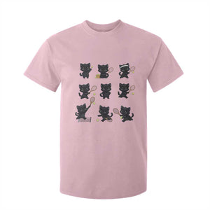 Funny Tennis Game Day Cat T Shirt For Kid Tennis Player Gift TS12 Light Pink Print Your Wear