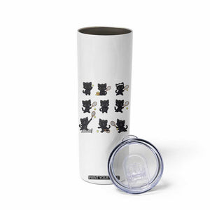 Funny Tennis Game Day Cat Skinny Tumbler Tennis Player Gift TS12 Print Your Wear