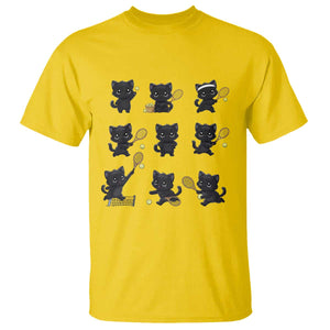 Funny Tennis Game Day Cat T Shirt Tennis Player Gift TS12 Daisy Print Your Wear