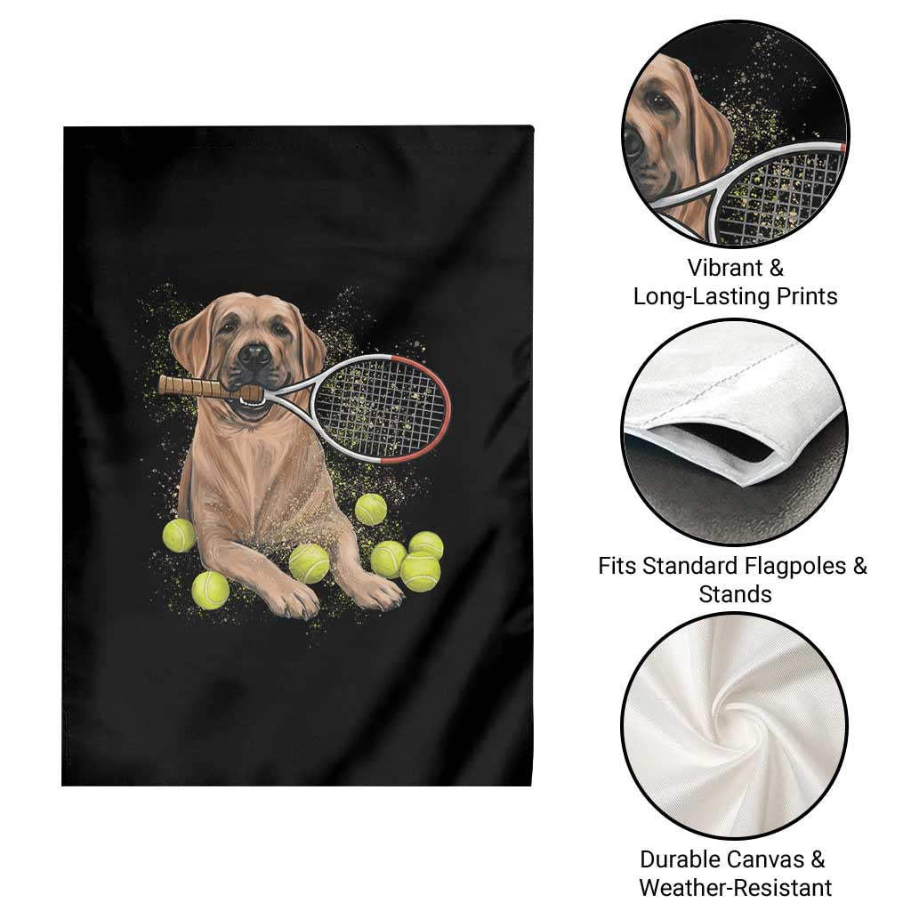 Funny Labrador Dog Playing Tennis Ball Garden Flag Pet Lover Gift TS12 Print Your Wear