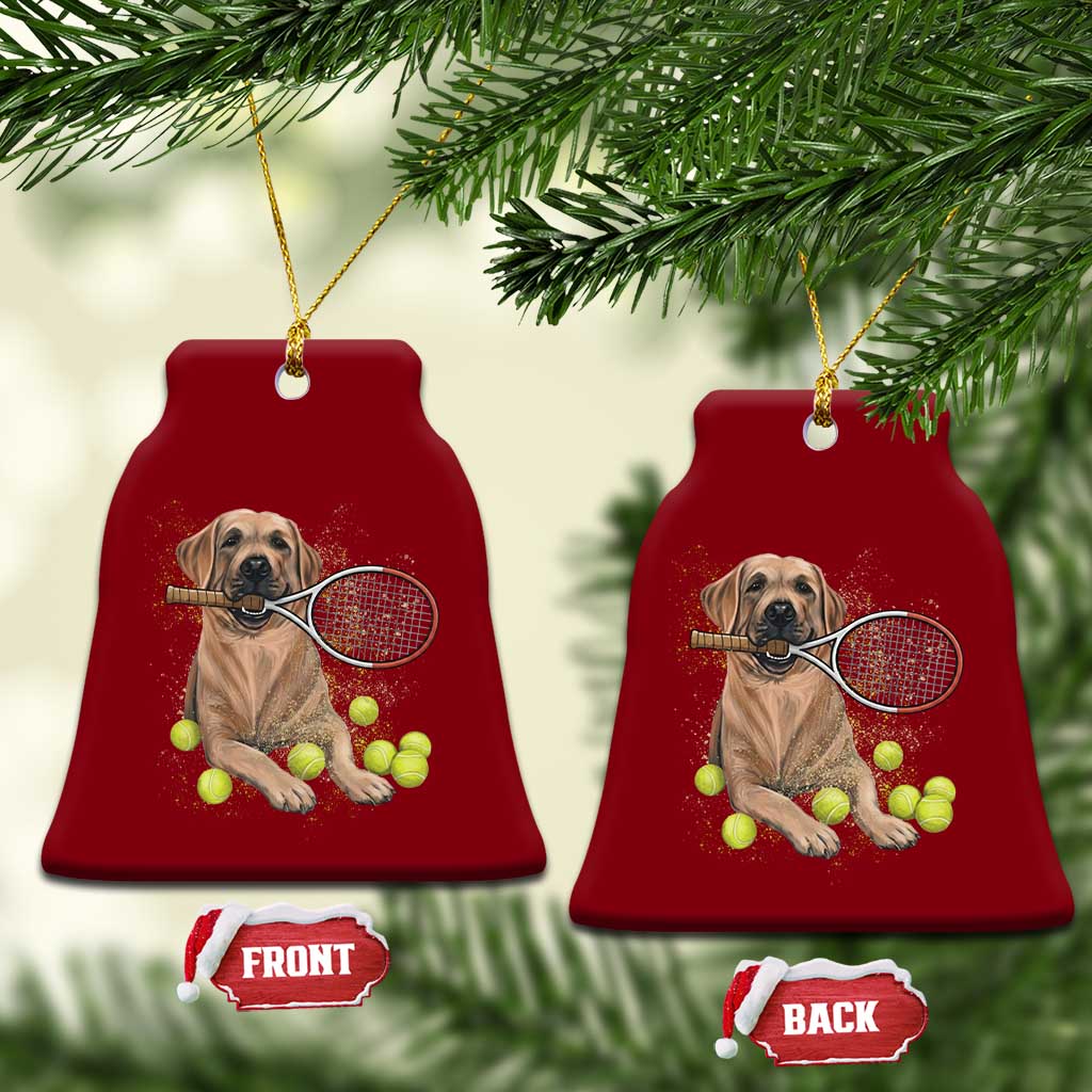 Funny Labrador Dog Playing Tennis Ball Ceramic Ornament Pet Lover Gift TS12 Print Your Wear
