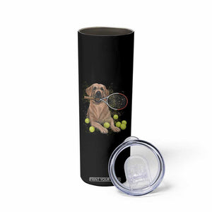Funny Labrador Dog Playing Tennis Ball Skinny Tumbler Pet Lover Gift TS12 Print Your Wear