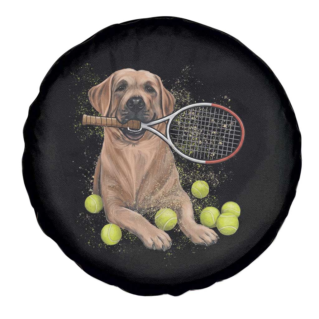 Funny Labrador Dog Playing Tennis Ball Spare Tire Cover Pet Lover Gift TS12 Print Your Wear