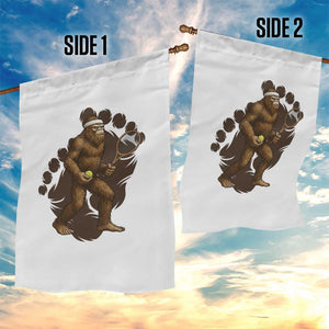 Funny Bigfoot Tennis Player Garden Flag Folklore Cryptid Gift TS12 Print Your Wear