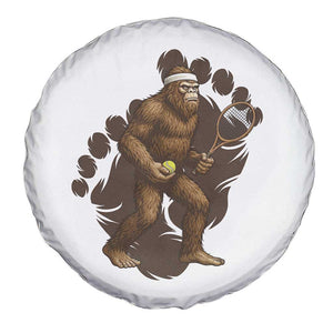 Funny Bigfoot Tennis Player Spare Tire Cover Folklore Cryptid Gift TS12 Print Your Wear
