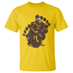 Funny Bigfoot Tennis Player T Shirt Folklore Cryptid Gift TS12 Daisy Print Your Wear