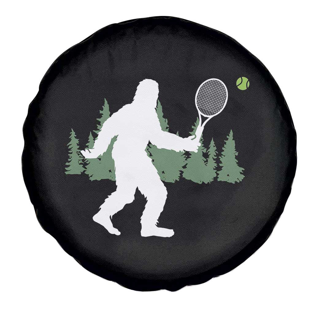 Funny Sasquatch Tennis Player Spare Tire Cover Folklore Cryptid Gift TS12 Print Your Wear