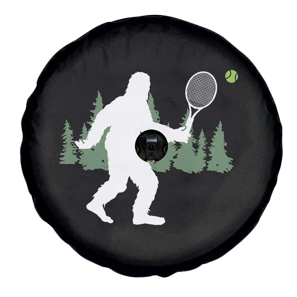 Funny Sasquatch Tennis Player Spare Tire Cover Folklore Cryptid Gift TS12 Print Your Wear