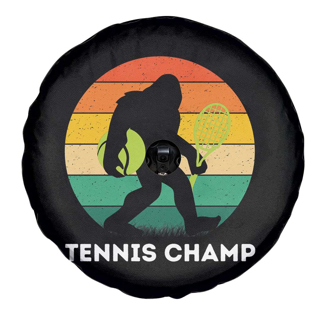 Vintage Retro Bigfoot Tennis Player Gift Spare Tire Cover Tennis Champ TS12 Print Your Wear