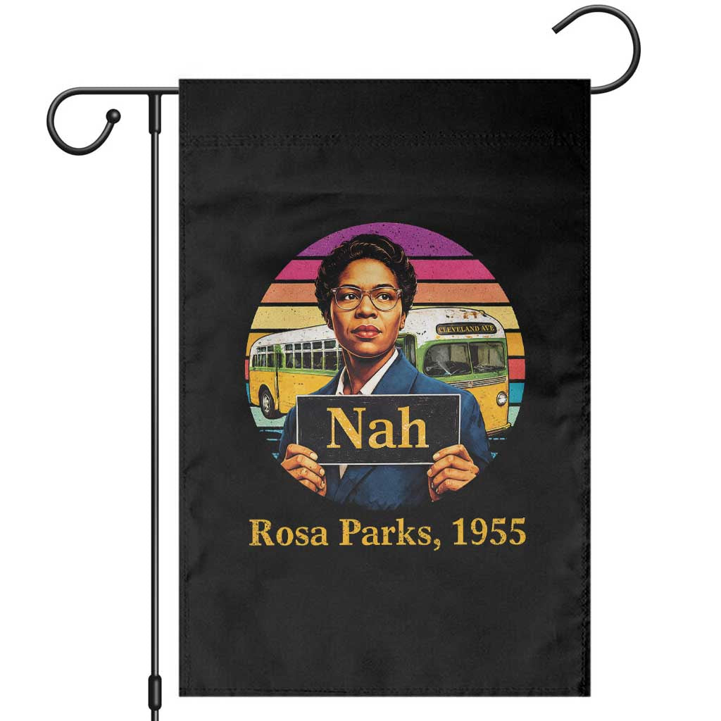 Rosa Parks Quote Garden Flag The Only Tired I Was Was Tired Of Giving In TS12 Black Print Your Wear