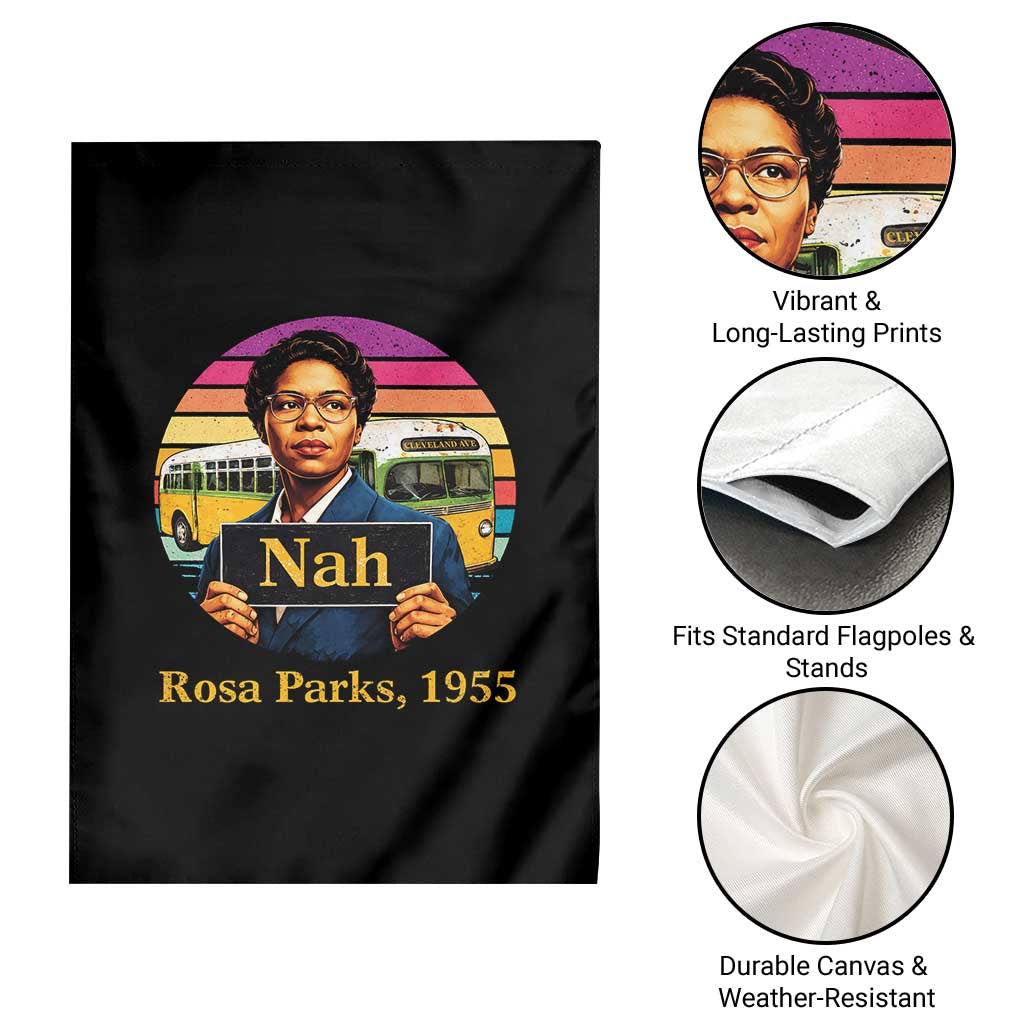 Rosa Parks Quote Garden Flag The Only Tired I Was Was Tired Of Giving In TS12 Print Your Wear