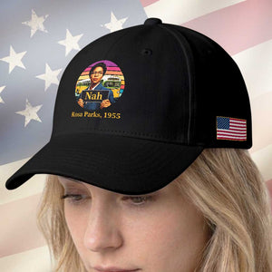 Rosa Parks Quote Baseball Cap The Only Tired I Was Was Tired Of Giving In TS12 Print Your Wear