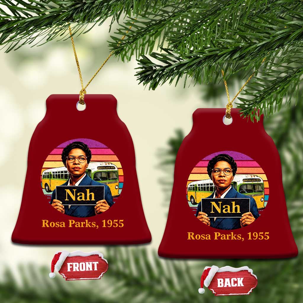 Rosa Parks Quote Ceramic Ornament The Only Tired I Was Was Tired Of Giving In TS12 Print Your Wear