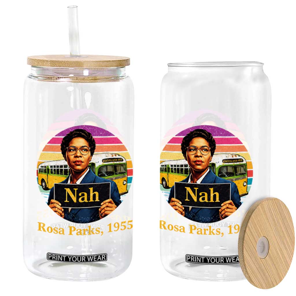 Rosa Parks Quote Glass Can The Only Tired I Was Was Tired Of Giving In TS12 Print Your Wear