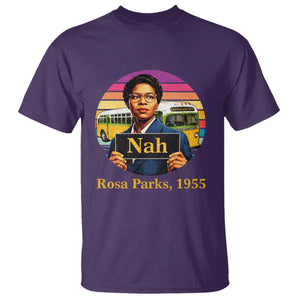 Rosa Parks Quote T Shirt The Only Tired I Was Was Tired Of Giving In TS12 Purple Print Your Wear