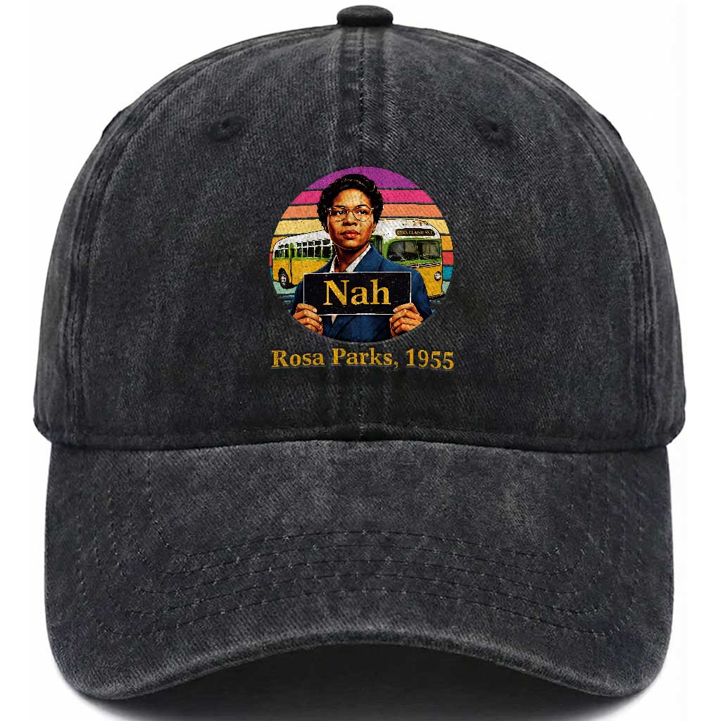 Rosa Parks Quote Washed Cotton Baseball Cap The Only Tired I Was Was Tired Of Giving In TS12 Print Your Wear