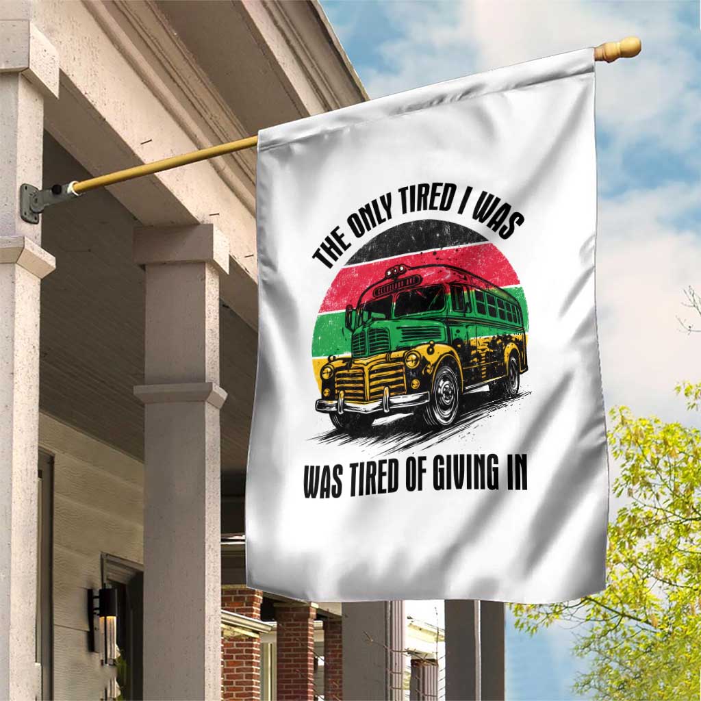 Rosa Parks Tired Of Giving In Garden Flag Civil Bus Protest TS12 Print Your Wear