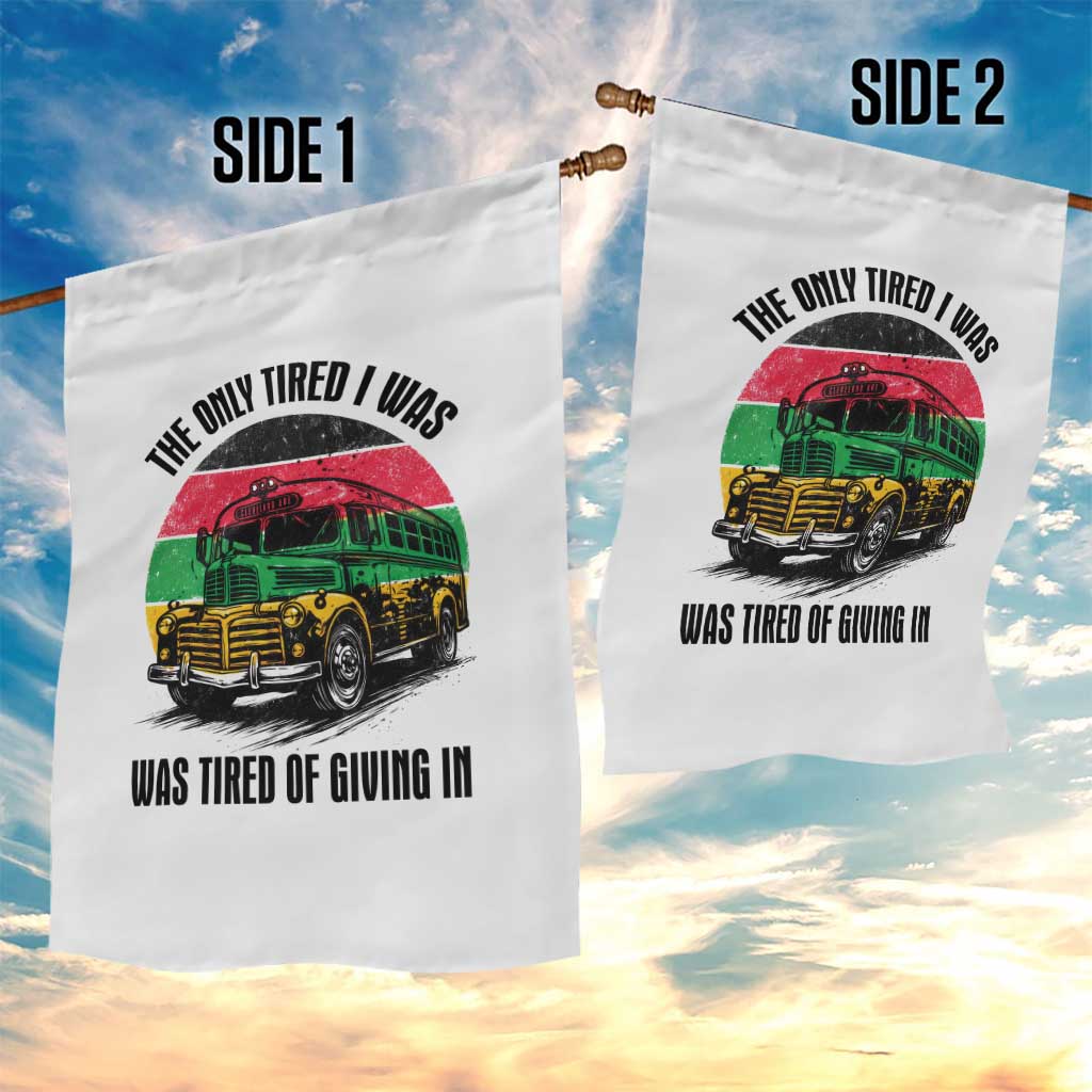 Rosa Parks Tired Of Giving In Garden Flag Civil Bus Protest TS12 Print Your Wear