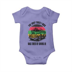 Rosa Parks Tired Of Giving In Baby Onesie Civil Bus Protest TS12 Violet Print Your Wear