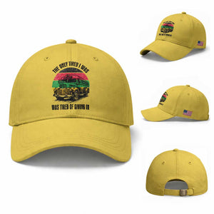 Rosa Parks Tired Of Giving In Baseball Cap Civil Bus Protest TS12 Baseball Cap Universal Fit Yellow Print Your Wear