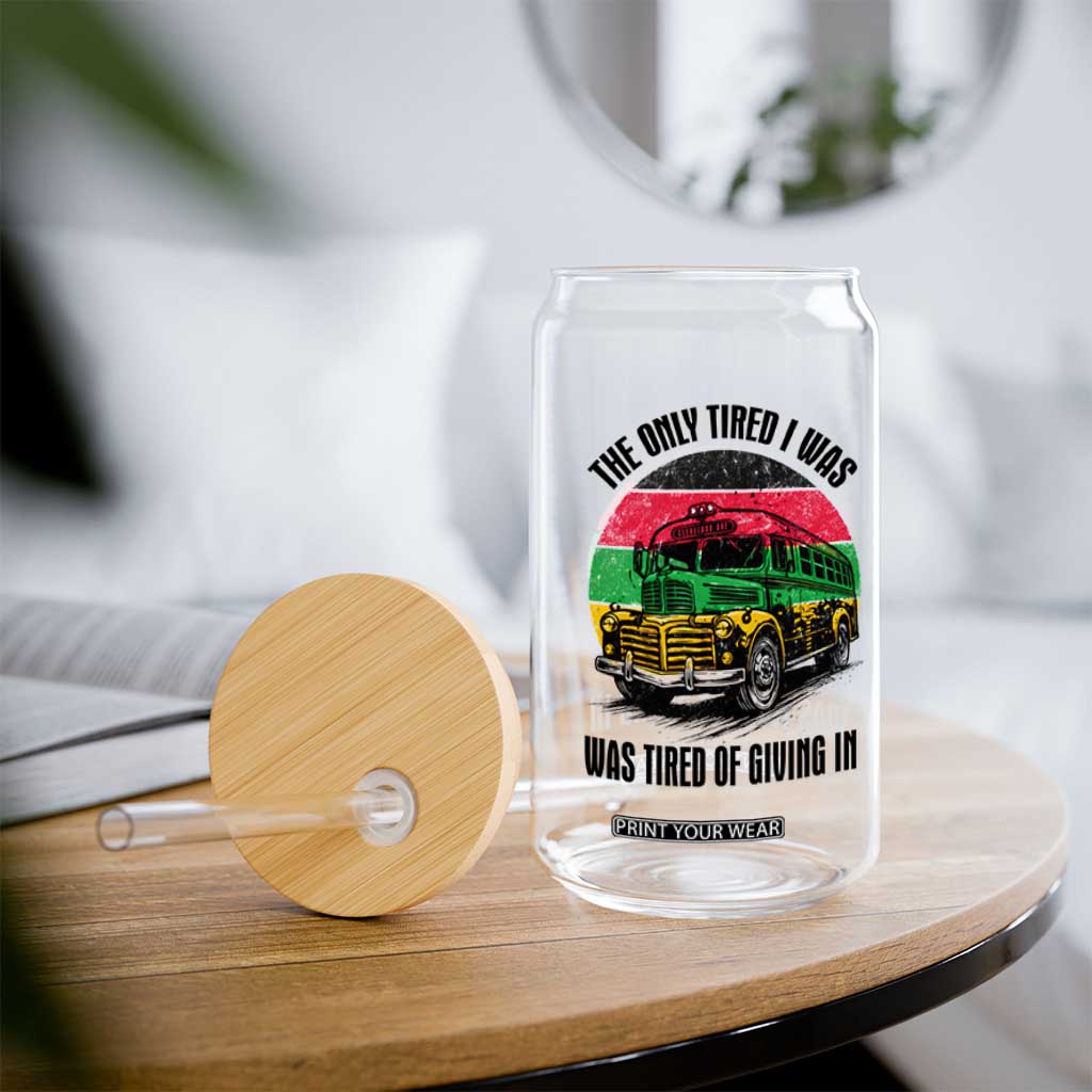 Rosa Parks Tired Of Giving In Glass Can Civil Bus Protest TS12 Print Your Wear