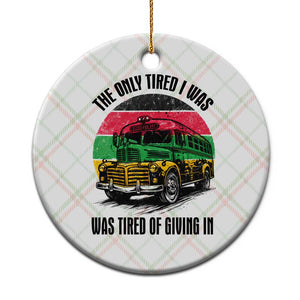Rosa Parks Tired Of Giving In Ceramic Ornament Civil Bus Protest TS12 1pc Christmas Plaid Print Your Wear