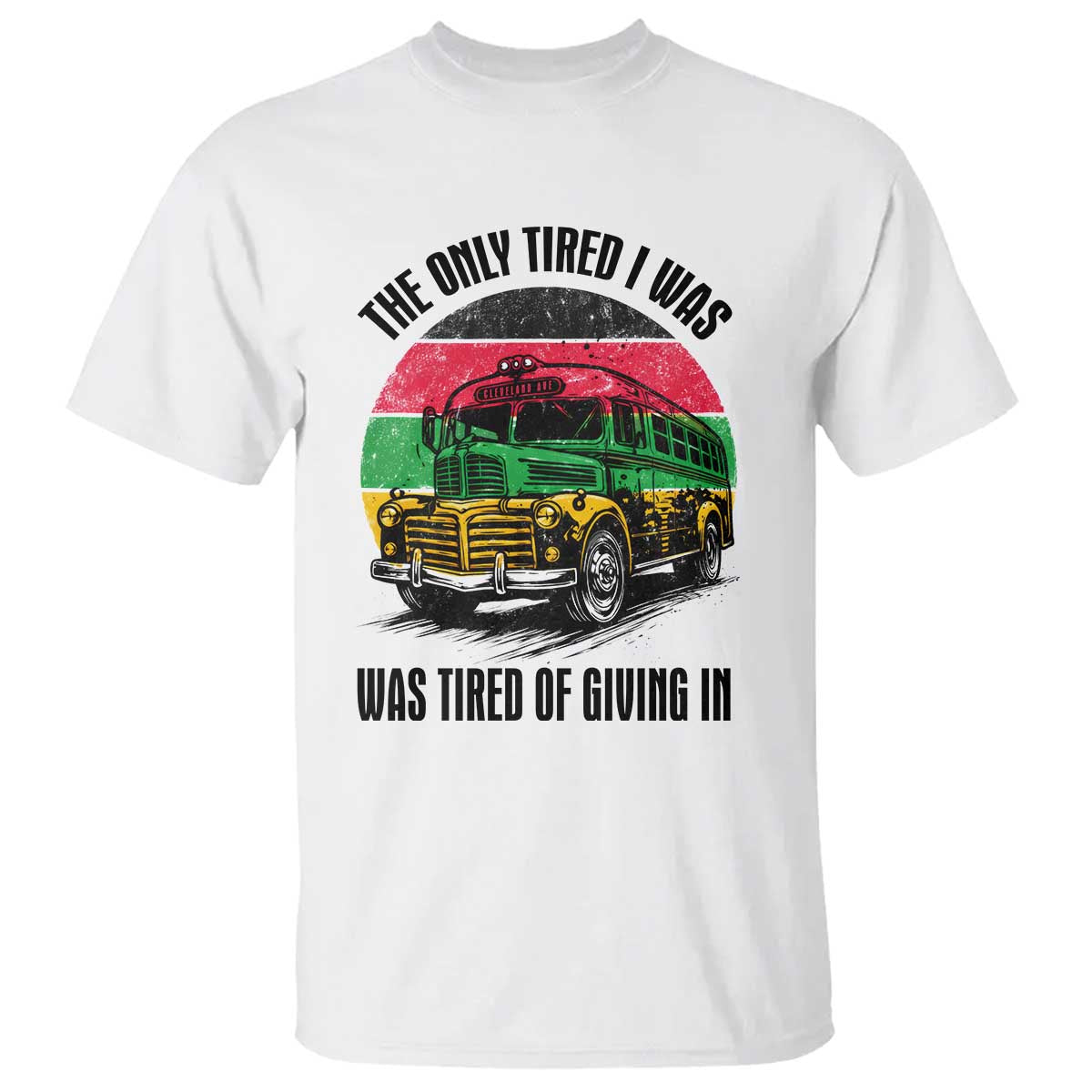 Rosa Parks Tired Of Giving In T Shirt Civil Bus Protest TS12 White Print Your Wear