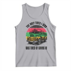 Rosa Parks Tired Of Giving In Tank Top Civil Bus Protest TS12 Athletic Heather Print Your Wear