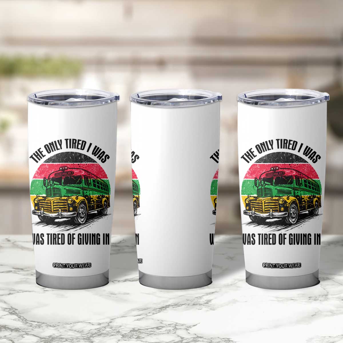 Rosa Parks Tired Of Giving In Tumbler Cup Civil Bus Protest TS12 Print Your Wear
