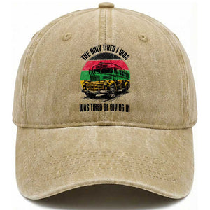 Rosa Parks Tired Of Giving In Washed Cotton Baseball Cap Civil Bus Protest TS12 Print Your Wear