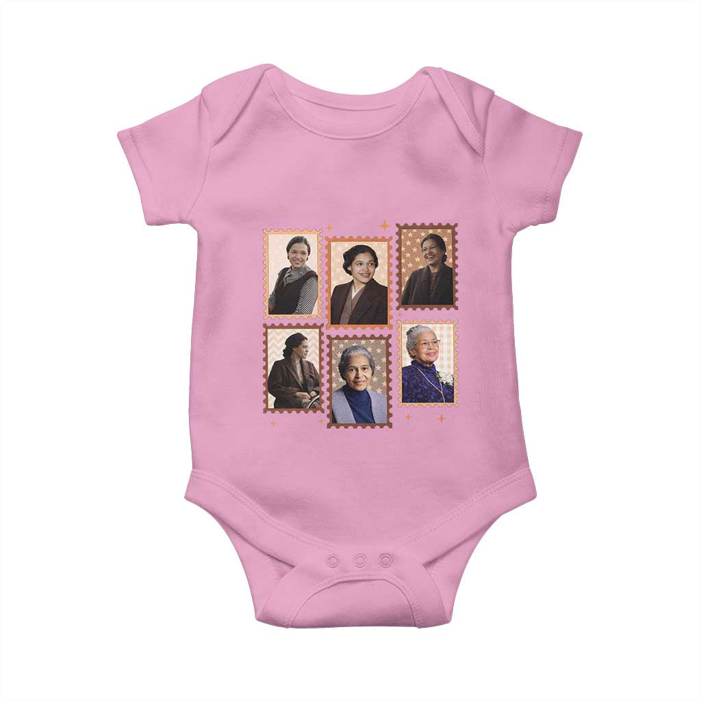 Rosa Parks Baby Onesie African American Civil Rights Legacy TS12 Light Pink Print Your Wear