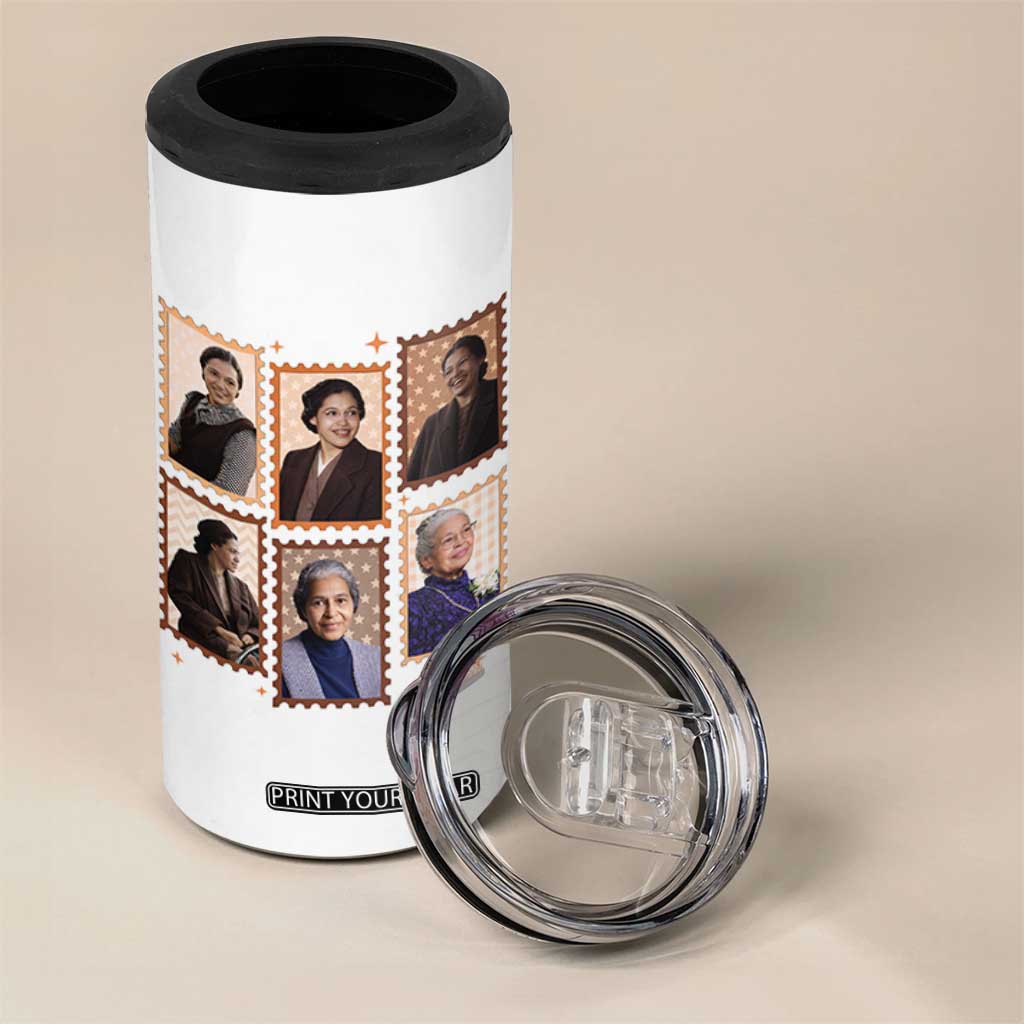 Rosa Parks 4 in 1 Can Cooler Tumbler African American Civil Rights Legacy TS12 Print Your Wear