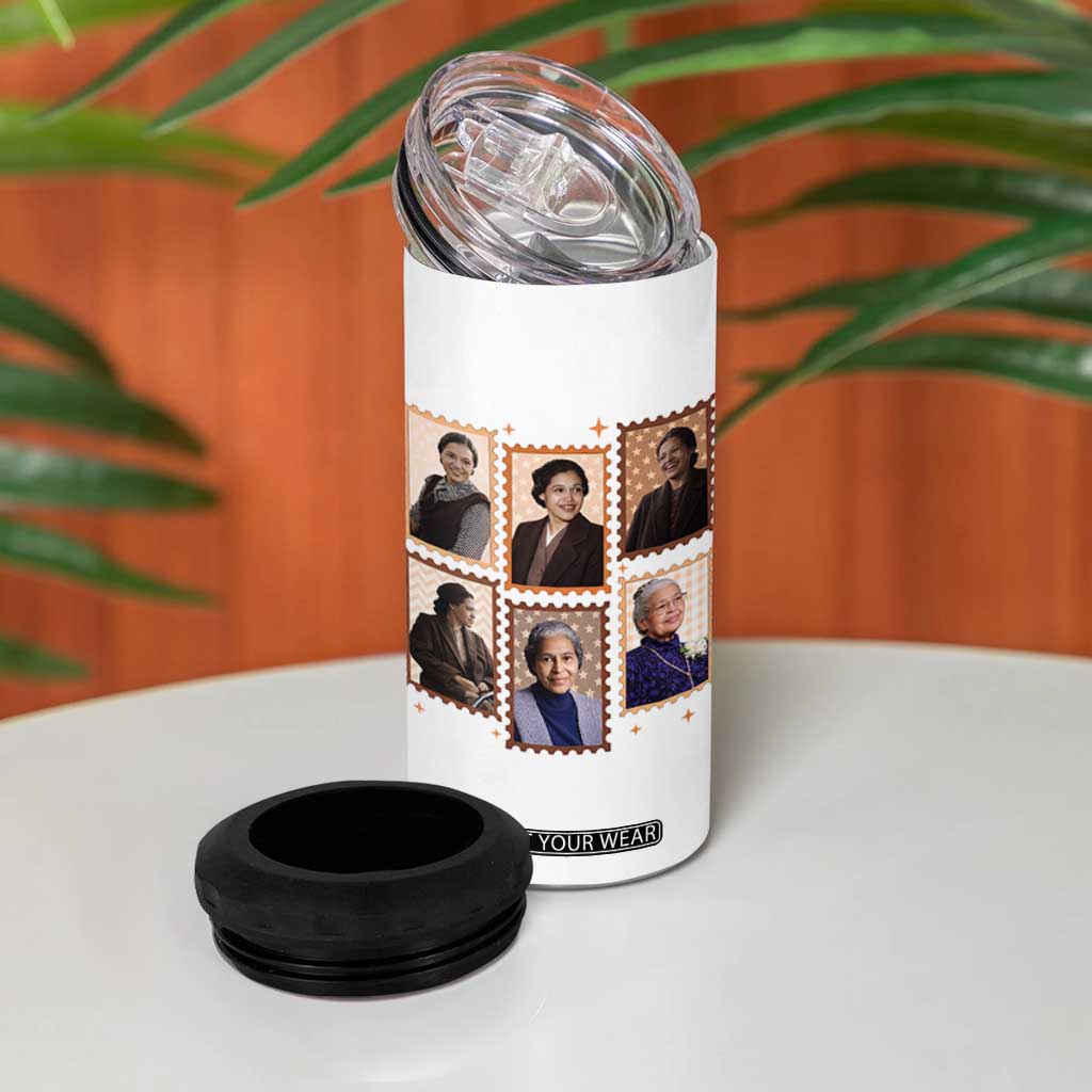 Rosa Parks 4 in 1 Can Cooler Tumbler African American Civil Rights Legacy TS12 Print Your Wear
