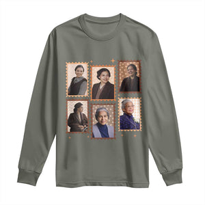 Rosa Parks Long Sleeve Shirt African American Civil Rights Legacy TS12 Military Green Print Your Wear
