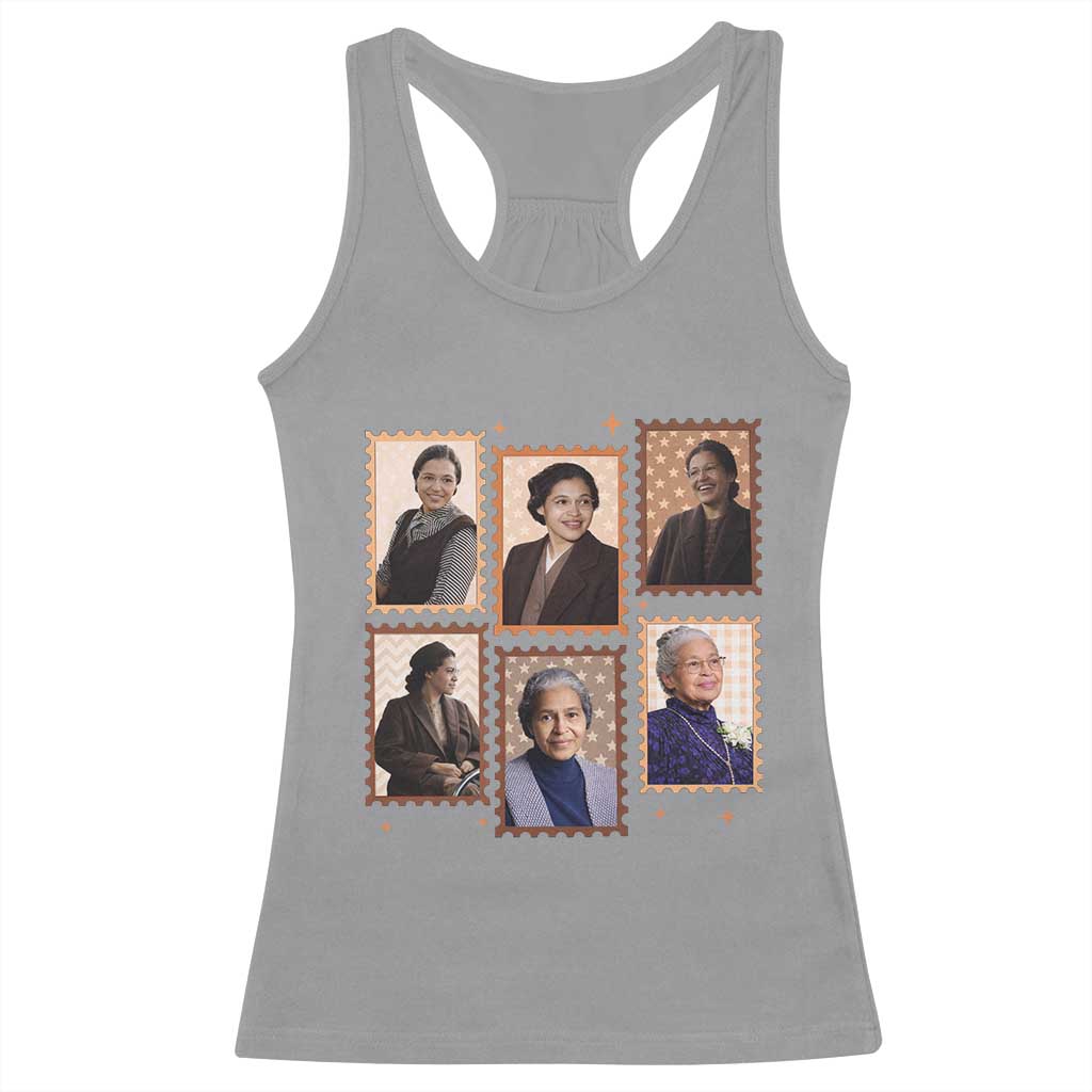 Rosa Parks Racerback Tank Top African American Civil Rights Legacy TS12 Sport Gray Print Your Wear