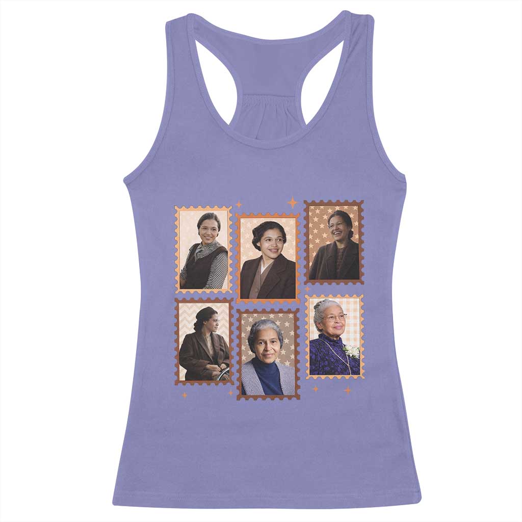 Rosa Parks Racerback Tank Top African American Civil Rights Legacy TS12 Violet Print Your Wear