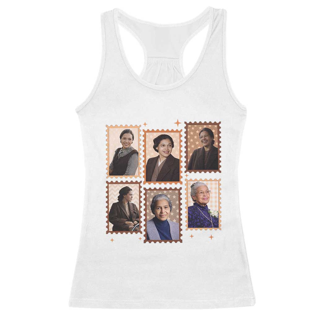 Rosa Parks Racerback Tank Top African American Civil Rights Legacy TS12 White Print Your Wear