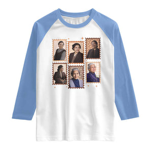 Rosa Parks Raglan Shirt African American Civil Rights Legacy TS12 White Carolina Blue Print Your Wear