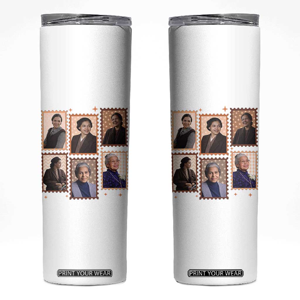 Rosa Parks Skinny Tumbler African American Civil Rights Legacy TS12 White Print Your Wear