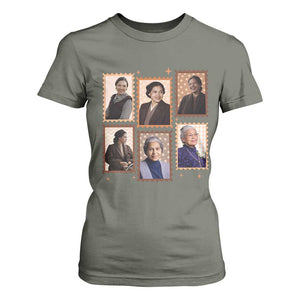 Rosa Parks T Shirt For Women African American Civil Rights Legacy TS12 Military Green Print Your Wear