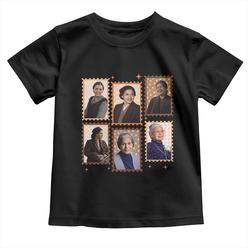 Rosa Parks Toddler T Shirt African American Civil Rights Legacy TS12 Black Print Your Wear