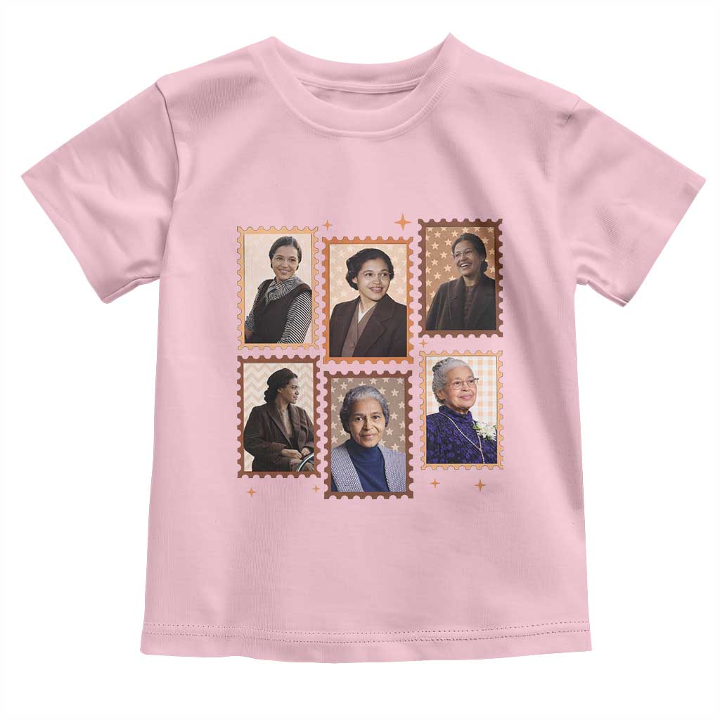 Rosa Parks Toddler T Shirt African American Civil Rights Legacy TS12 Light Pink Print Your Wear