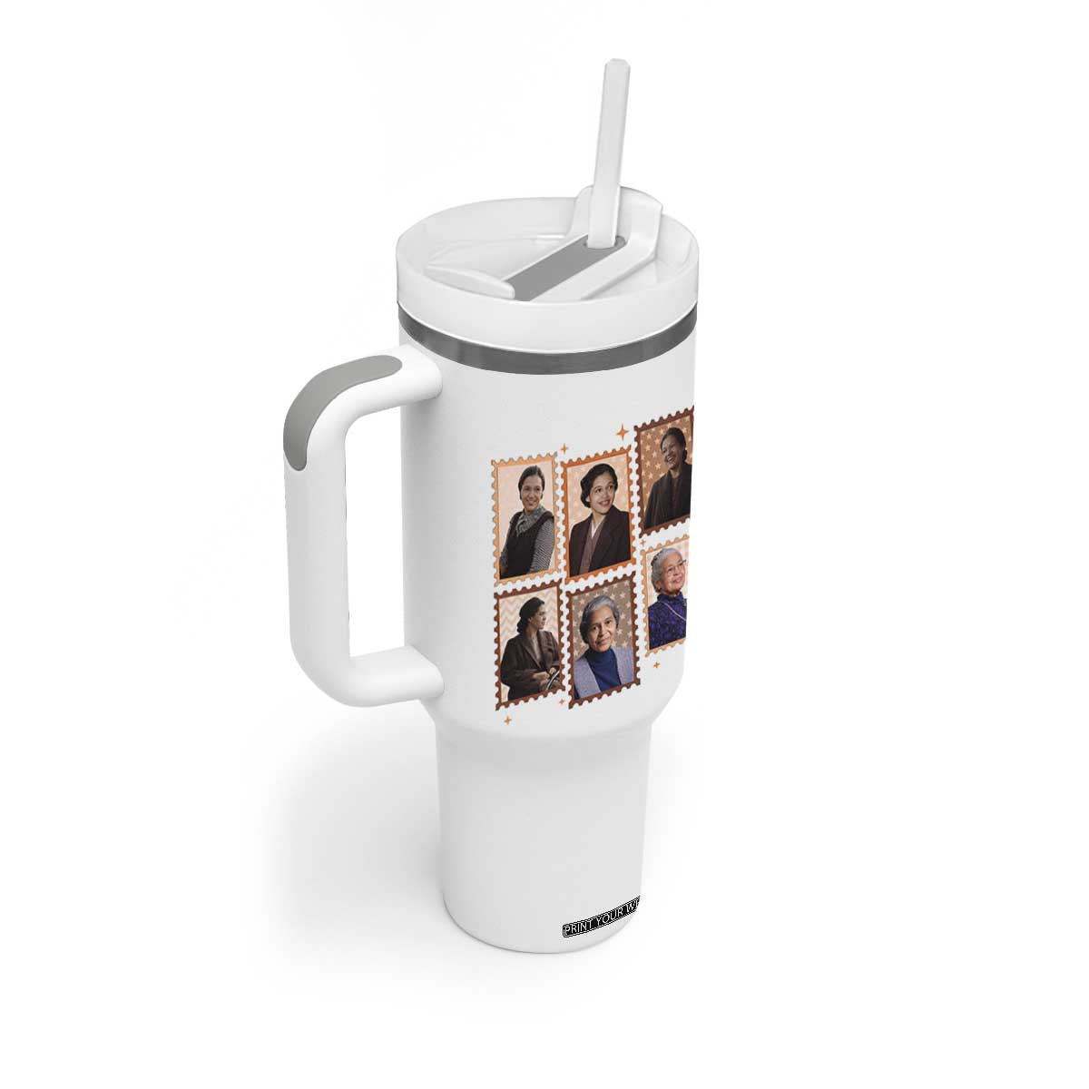Rosa Parks Tumbler With Handle African American Civil Rights Legacy TS12 Print Your Wear